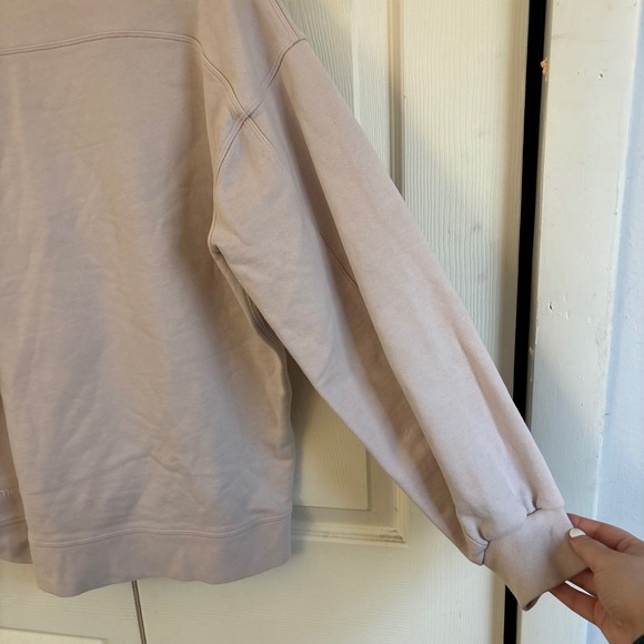 Lululemon Perfectly Oversized Crewneck Sweatshirt Mauve Pink Lavender Pullover - Picture 7 of 7